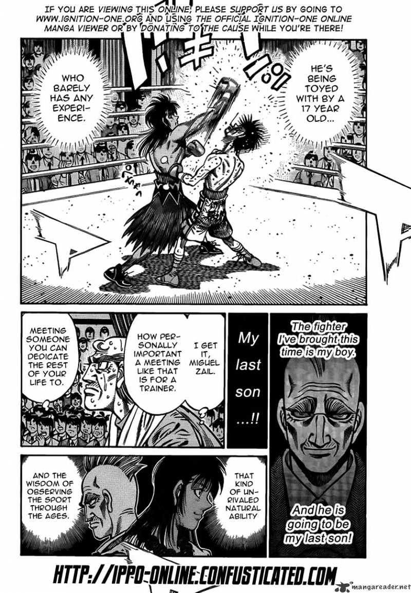 Hajime no Ippo: Fighting Spirit, Chapter 886 image 02